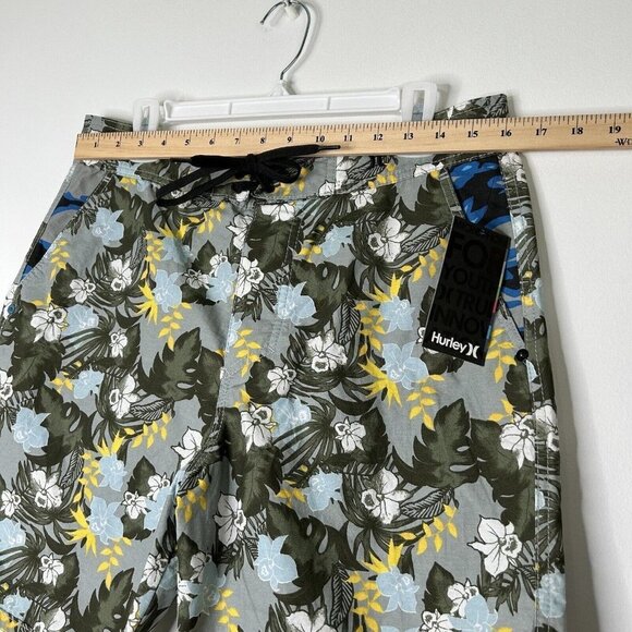NEW Hurley Board Shorts‎ Mens Size 32 Tropical Hawaiian - Picture 6 of 8